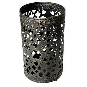 SOUTHERN LIVING at HOME Large Persian Candle luminary metal 7 1/4”